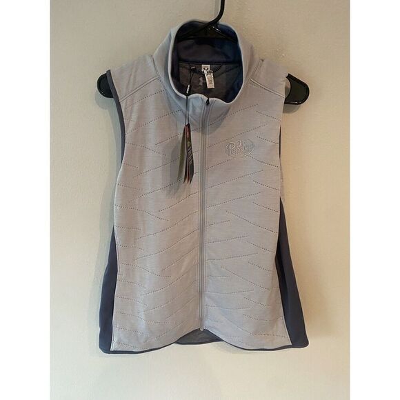 UNDER ARMOUR Coldgear Reactor Vest Gray Zip Up 1304348-941 Golf Women's Large - Picture 1 of 8
